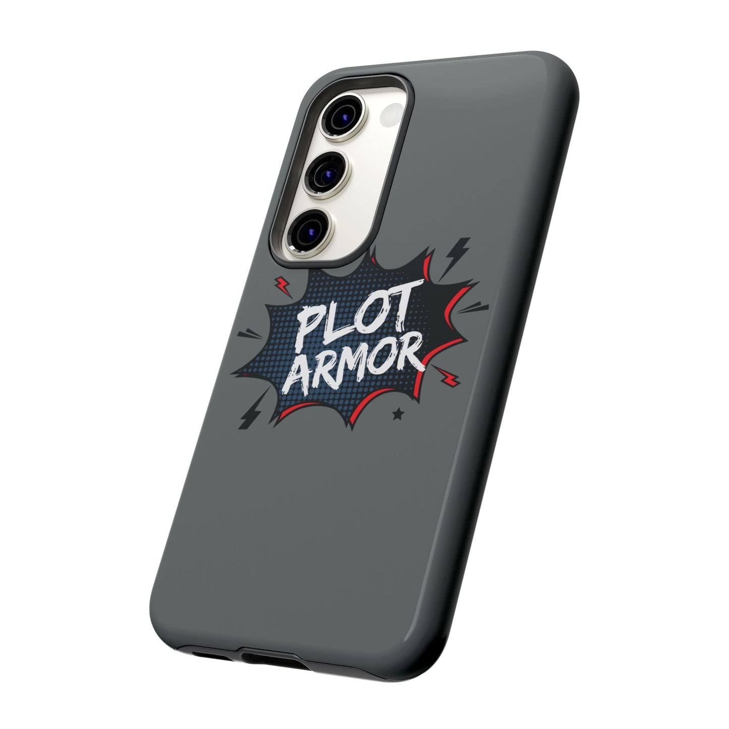 Plot Armor Phone Case | Tough Cases for Gamers, Gift for Nerds, Phone Accessories for Gamers, Protective Case, Playful Design