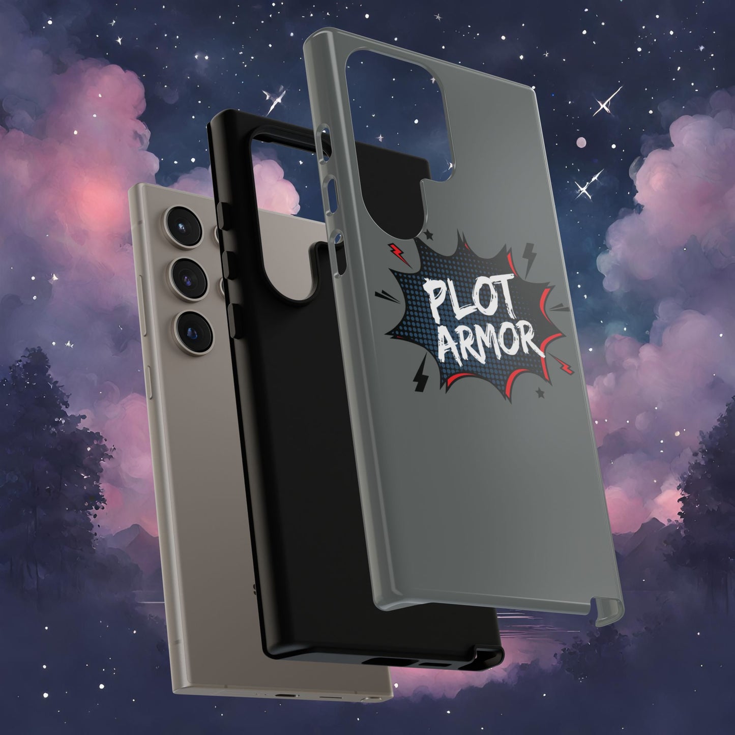 Plot Armor Phone Case | Tough Cases for Gamers, Gift for Nerds, Phone Accessories for Gamers, Protective Case, Playful Design