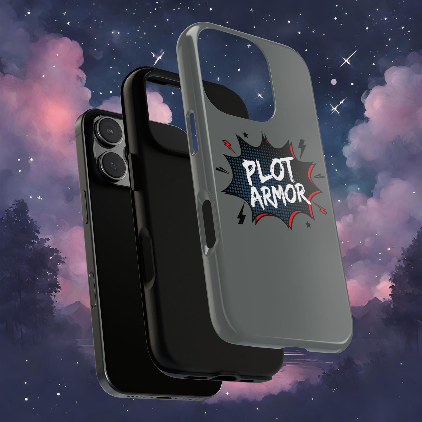 Plot Armor Phone Case | Tough Cases for Gamers, Gift for Nerds, Phone Accessories for Gamers, Protective Case, Playful Design