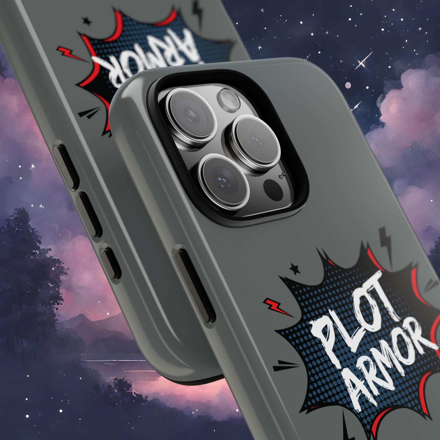 Plot Armor Phone Case | Tough Cases for Gamers, Gift for Nerds, Phone Accessories for Gamers, Protective Case, Playful Design