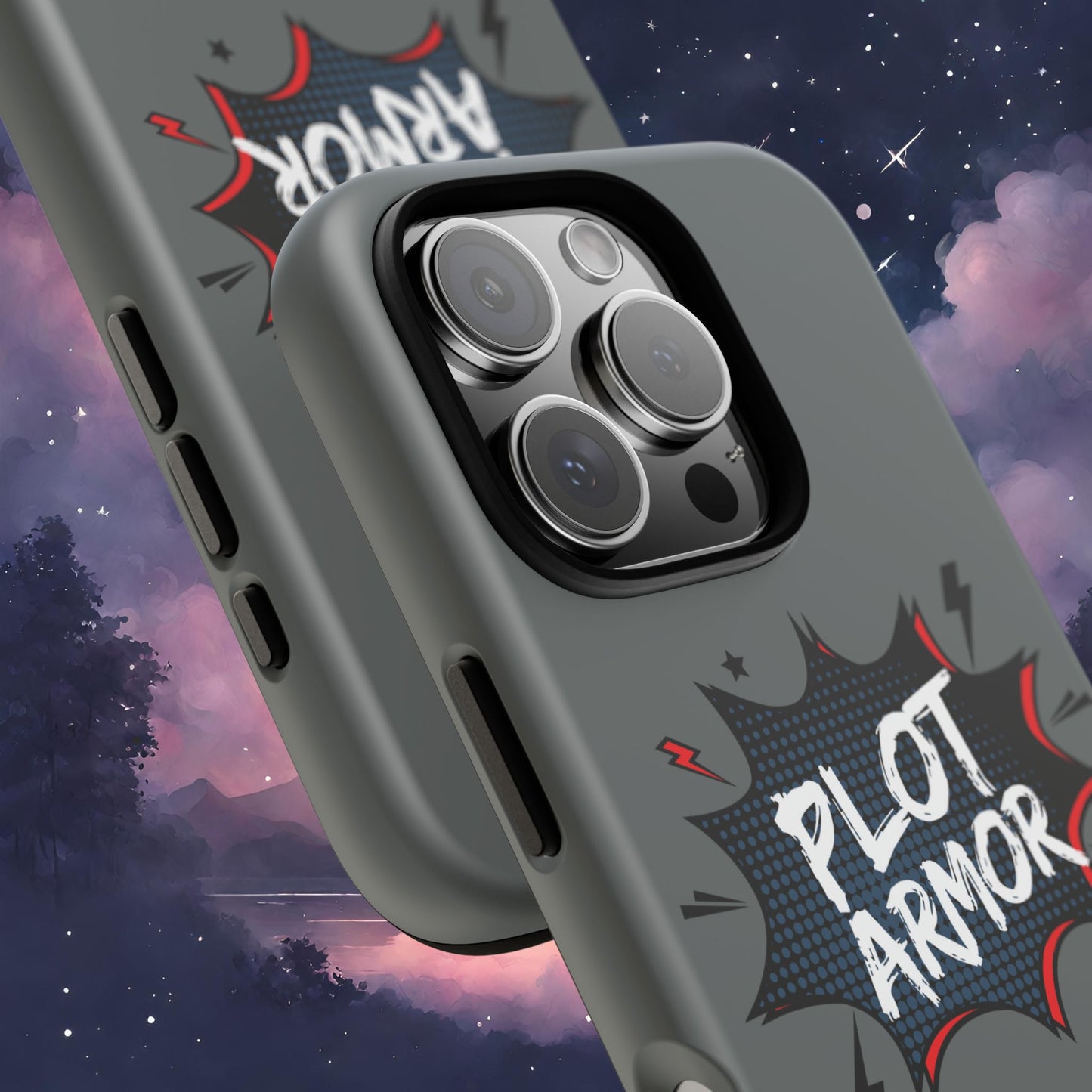 Plot Armor Phone Case | Tough Cases for Gamers, Gift for Nerds, Phone Accessories for Gamers, Protective Case, Playful Design