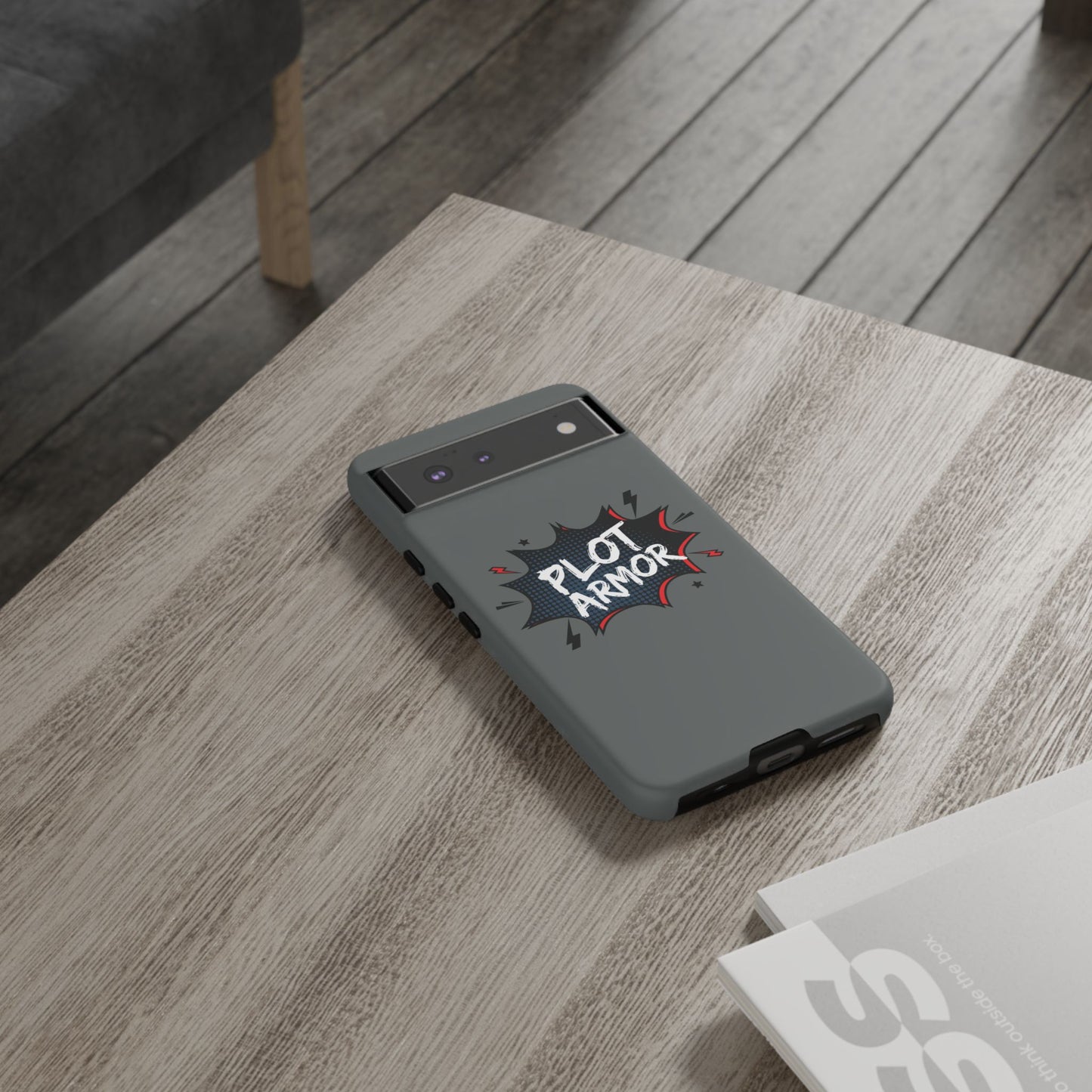 Plot Armor Phone Case | Tough Cases for Gamers, Gift for Nerds, Phone Accessories for Gamers, Protective Case, Playful Design