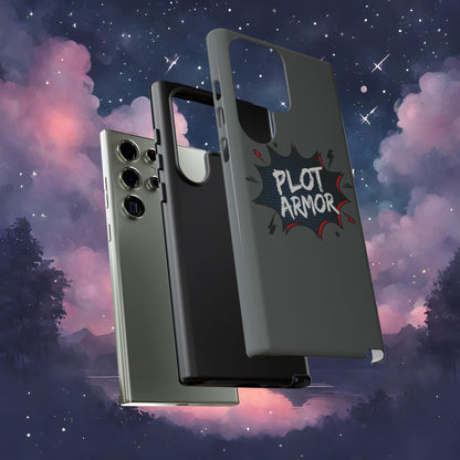 Plot Armor Phone Case | Tough Cases for Gamers, Gift for Nerds, Phone Accessories for Gamers, Protective Case, Playful Design