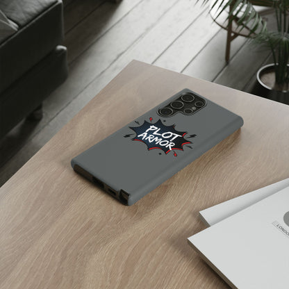 Plot Armor Phone Case | Tough Cases for Gamers, Gift for Nerds, Phone Accessories for Gamers, Protective Case, Playful Design