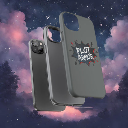 Plot Armor Phone Case | Tough Cases for Gamers, Gift for Nerds, Phone Accessories for Gamers, Protective Case, Playful Design