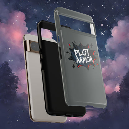 Plot Armor Phone Case | Tough Cases for Gamers, Gift for Nerds, Phone Accessories for Gamers, Protective Case, Playful Design