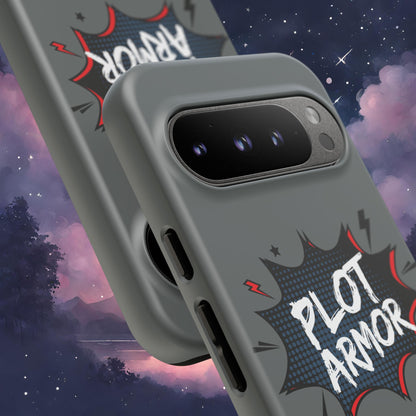 Plot Armor Phone Case | Tough Cases for Gamers, Gift for Nerds, Phone Accessories for Gamers, Protective Case, Playful Design
