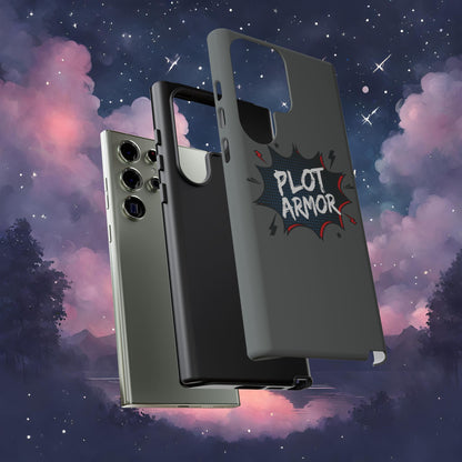 Plot Armor Phone Case | Tough Cases for Gamers, Gift for Nerds, Phone Accessories for Gamers, Protective Case, Playful Design