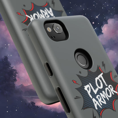 Plot Armor Phone Case | Tough Cases for Gamers, Gift for Nerds, Phone Accessories for Gamers, Protective Case, Playful Design