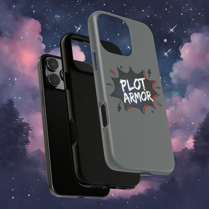 Plot Armor Phone Case | Tough Cases for Gamers, Gift for Nerds, Phone Accessories for Gamers, Protective Case, Playful Design