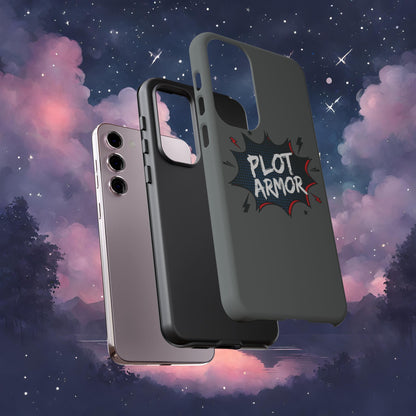 Plot Armor Phone Case | Tough Cases for Gamers, Gift for Nerds, Phone Accessories for Gamers, Protective Case, Playful Design