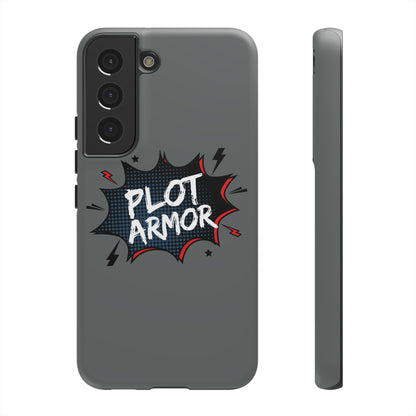 Plot Armor Phone Case | Tough Cases for Gamers, Gift for Nerds, Phone Accessories for Gamers, Protective Case, Playful Design