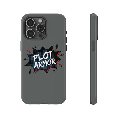 Plot Armor Phone Case | Tough Cases for Gamers, Gift for Nerds, Phone Accessories for Gamers, Protective Case, Playful Design
