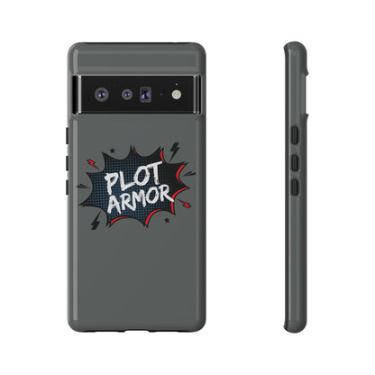 Plot Armor Phone Case | Tough Cases for Gamers, Gift for Nerds, Phone Accessories for Gamers, Protective Case, Playful Design