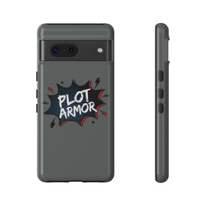 Plot Armor Phone Case | Tough Cases for Gamers, Gift for Nerds, Phone Accessories for Gamers, Protective Case, Playful Design