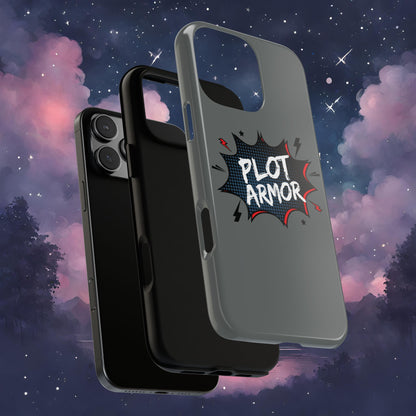 Plot Armor Phone Case | Tough Cases for Gamers, Gift for Nerds, Phone Accessories for Gamers, Protective Case, Playful Design