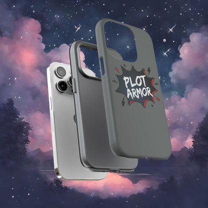 Plot Armor Phone Case | Tough Cases for Gamers, Gift for Nerds, Phone Accessories for Gamers, Protective Case, Playful Design