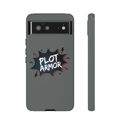 Plot Armor Phone Case | Tough Cases for Gamers, Gift for Nerds, Phone Accessories for Gamers, Protective Case, Playful Design