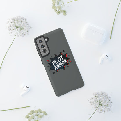 Plot Armor Phone Case | Tough Cases for Gamers, Gift for Nerds, Phone Accessories for Gamers, Protective Case, Playful Design