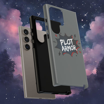 Plot Armor Phone Case | Tough Cases for Gamers, Gift for Nerds, Phone Accessories for Gamers, Protective Case, Playful Design