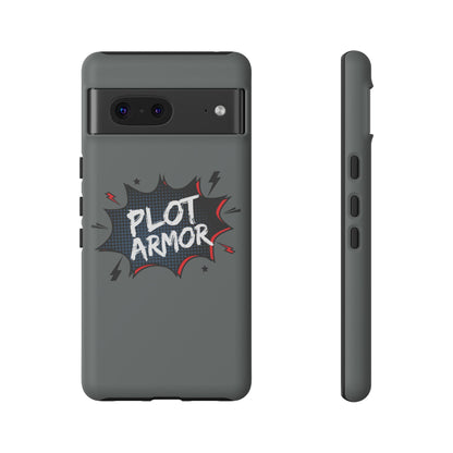 Plot Armor Phone Case | Tough Cases for Gamers, Gift for Nerds, Phone Accessories for Gamers, Protective Case, Playful Design