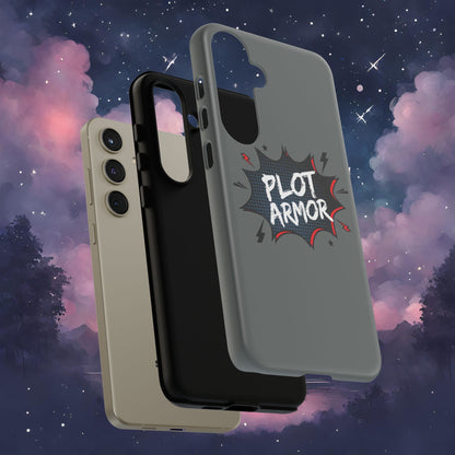 Plot Armor Phone Case | Tough Cases for Gamers, Gift for Nerds, Phone Accessories for Gamers, Protective Case, Playful Design