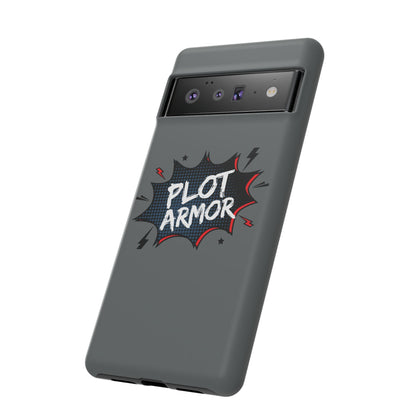 Plot Armor Phone Case | Tough Cases for Gamers, Gift for Nerds, Phone Accessories for Gamers, Protective Case, Playful Design