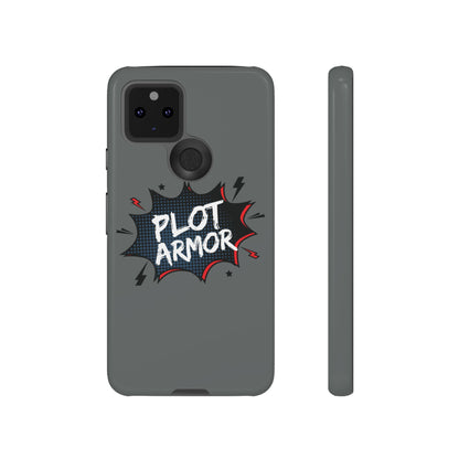 Plot Armor Phone Case | Tough Cases for Gamers, Gift for Nerds, Phone Accessories for Gamers, Protective Case, Playful Design