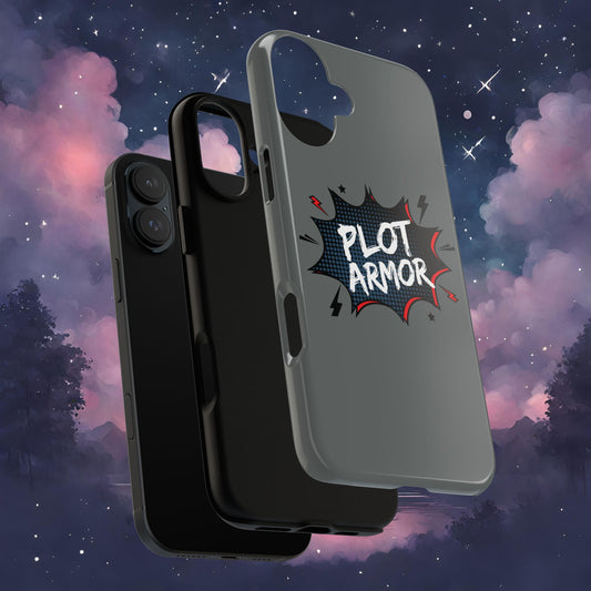 Plot Armor Phone Case | Tough Cases for Gamers, Gift for Nerds, Phone Accessories for Gamers, Protective Case, Playful Design