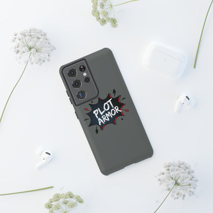 Plot Armor Phone Case | Tough Cases for Gamers, Gift for Nerds, Phone Accessories for Gamers, Protective Case, Playful Design
