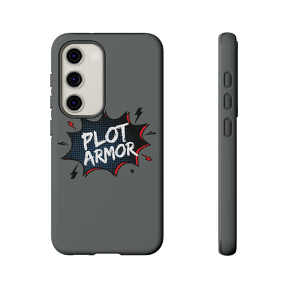 Plot Armor Phone Case | Tough Cases for Gamers, Gift for Nerds, Phone Accessories for Gamers, Protective Case, Playful Design