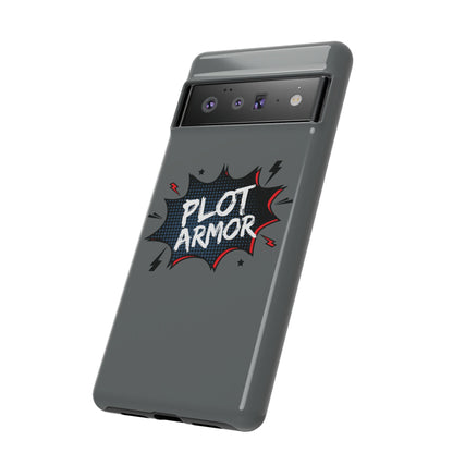 Plot Armor Phone Case | Tough Cases for Gamers, Gift for Nerds, Phone Accessories for Gamers, Protective Case, Playful Design