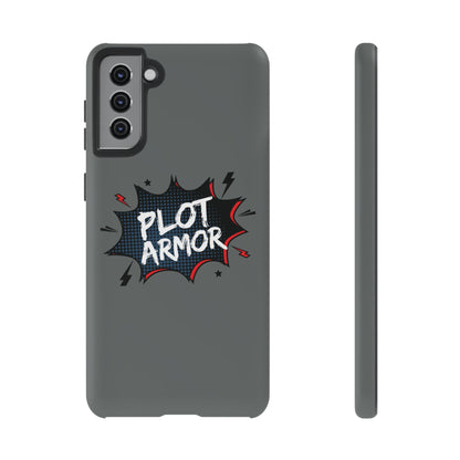 Plot Armor Phone Case | Tough Cases for Gamers, Gift for Nerds, Phone Accessories for Gamers, Protective Case, Playful Design