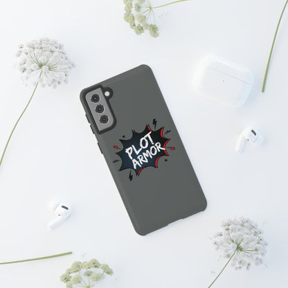 Plot Armor Phone Case | Tough Cases for Gamers, Gift for Nerds, Phone Accessories for Gamers, Protective Case, Playful Design