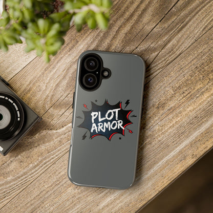 Plot Armor Phone Case | Tough Cases for Gamers, Gift for Nerds, Phone Accessories for Gamers, Protective Case, Playful Design