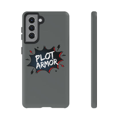 Plot Armor Phone Case | Tough Cases for Gamers, Gift for Nerds, Phone Accessories for Gamers, Protective Case, Playful Design