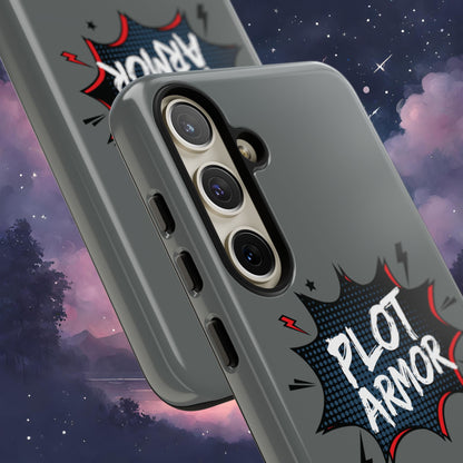 Plot Armor Phone Case | Tough Cases for Gamers, Gift for Nerds, Phone Accessories for Gamers, Protective Case, Playful Design