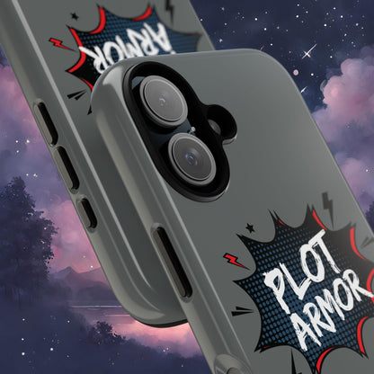 Plot Armor Phone Case | Tough Cases for Gamers, Gift for Nerds, Phone Accessories for Gamers, Protective Case, Playful Design