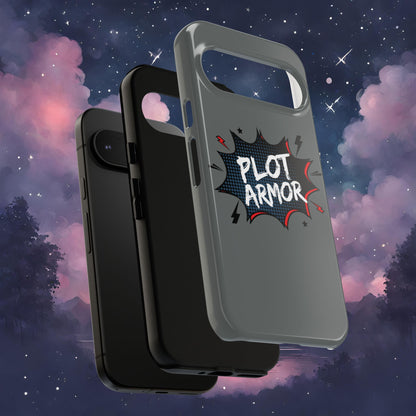 Plot Armor Phone Case | Tough Cases for Gamers, Gift for Nerds, Phone Accessories for Gamers, Protective Case, Playful Design