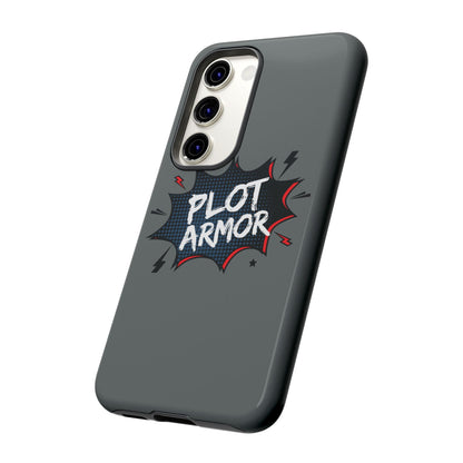 Plot Armor Phone Case | Tough Cases for Gamers, Gift for Nerds, Phone Accessories for Gamers, Protective Case, Playful Design