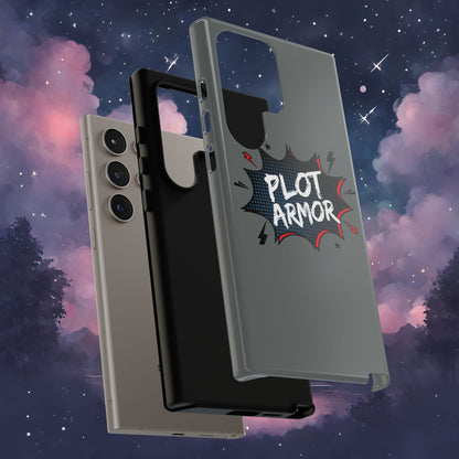 Plot Armor Phone Case | Tough Cases for Gamers, Gift for Nerds, Phone Accessories for Gamers, Protective Case, Playful Design
