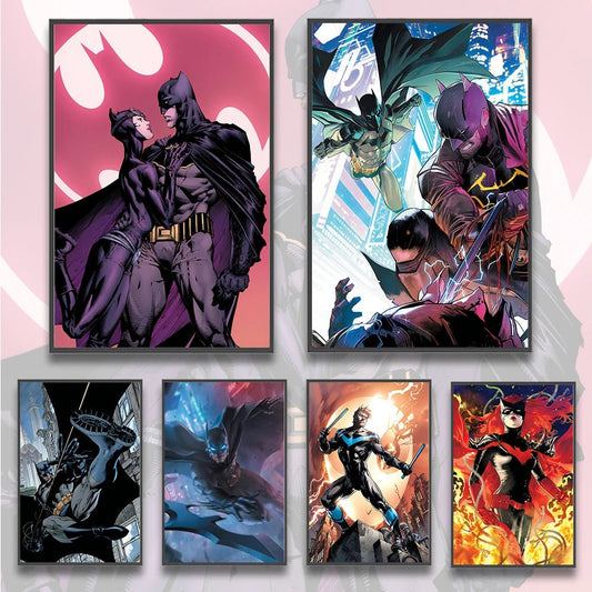 Comic Hero Vintage Wall Art – Self - Adhesive Poster for Gaming & Entertainment Rooms | by VarietySpire – VarietySpire