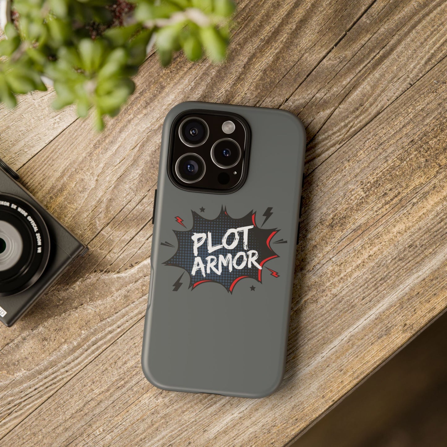 Plot Armor Phone Case | Tough Cases for Gamers, Gift for Nerds, Phone Accessories for Gamers, Protective Case, Playful Design | Phone Case by VarietySpire – VarietySpire